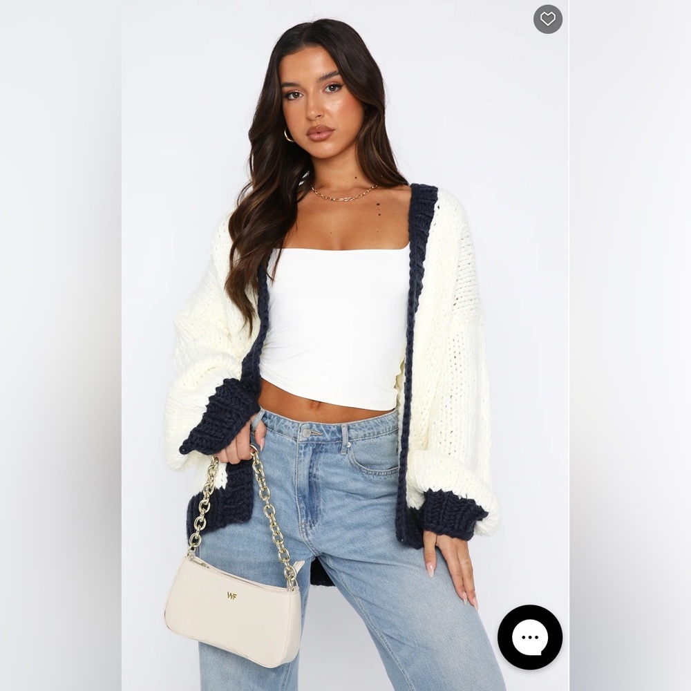 WHITE FOX CARDIGAN NEVER WORN!! 😇😇